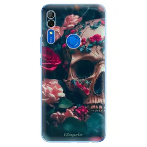 Odolné silikónové puzdro iSaprio - Skull in Roses - Huawei P Smart Z