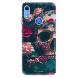Odolné silikónové puzdro iSaprio - Skull in Roses - Huawei Y6s