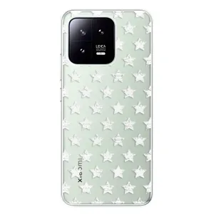 Odolné silikónové puzdro iSaprio - Stars Pattern - white - Xiaomi 13