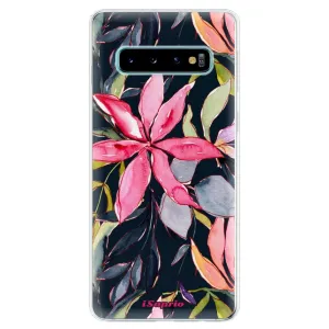 Odolné silikónové puzdro iSaprio - Summer Flowers - Samsung Galaxy S10