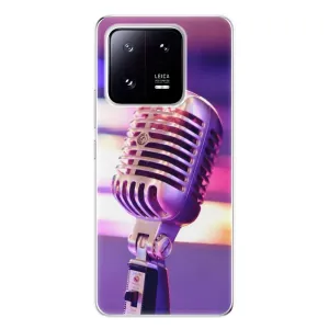 Odolné silikónové puzdro iSaprio - Vintage Microphone - Xiaomi 13 Pro