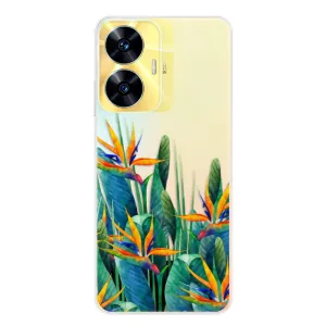 Odolné silikónové puzdro iSaprio - Exotic Flowers - Realme C55