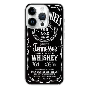 Odolné silikónové puzdro iSaprio - Jack Daniels - iPhone 15 Pro
