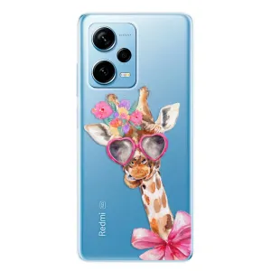 Odolné silikónové puzdro iSaprio - Lady Giraffe - Xiaomi Redmi Note 12 Pro 5G / Poco X5 Pro 5G