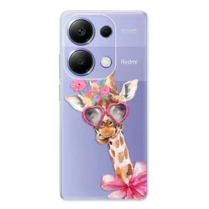 Odolné silikónové puzdro iSaprio - Lady Giraffe - Xiaomi Redmi Note 13 Pro