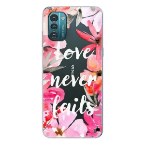 Odolné silikónové puzdro iSaprio - Love Never Fails - Nokia G11 / G21