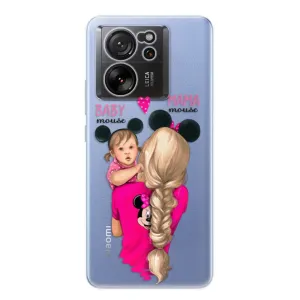 Odolné silikónové puzdro iSaprio - Mama Mouse Blond and Girl - Xiaomi 13T / 13T Pro
