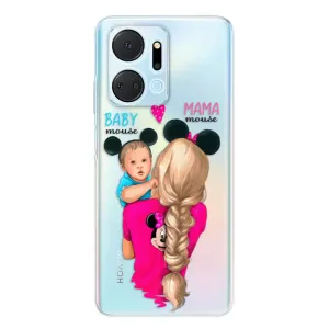 Odolné silikónové puzdro iSaprio - Mama Mouse Blonde and Boy - Honor X7a