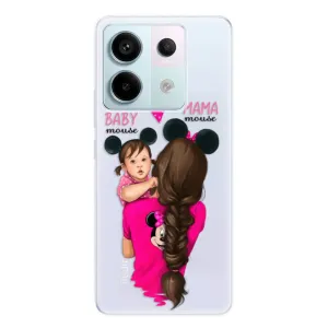 Odolné silikónové puzdro iSaprio - Mama Mouse Brunette and Girl - Xiaomi Redmi Note 13 Pro 5G / Poco X6 5G