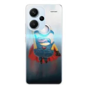 Odolné silikónové puzdro iSaprio - Mimons Superman 02 - Xiaomi Redmi Note 13 Pro+ 5G