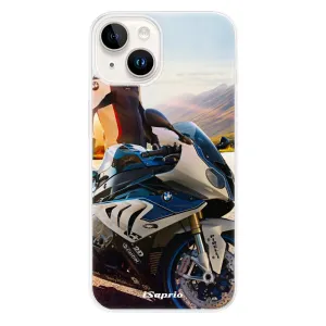 Odolné silikónové puzdro iSaprio - Motorcycle 10 - iPhone 15