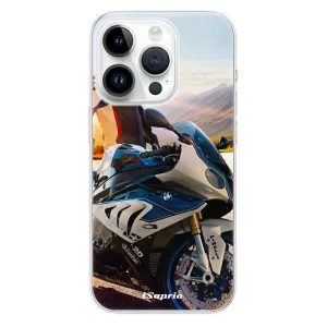 Odolné silikónové puzdro iSaprio - Motorcycle 10 - iPhone 15 Pro
