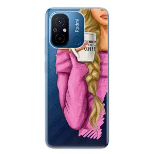 Odolné silikónové puzdro iSaprio - My Coffe and Blond Girl - Xiaomi Redmi 12C