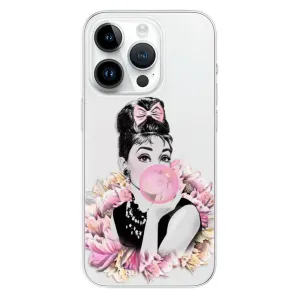 Odolné silikónové puzdro iSaprio - Pink Bubble - iPhone 15 Pro