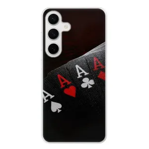 Odolné silikónové puzdro iSaprio - Poker - Samsung Galaxy S24