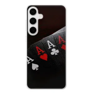 Odolné silikónové puzdro iSaprio - Poker - Samsung Galaxy S24+