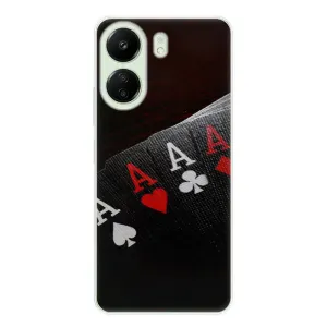 Odolné silikónové puzdro iSaprio - Poker - Xiaomi Redmi 13C