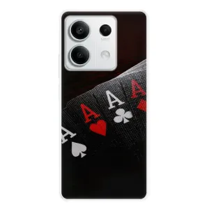 Odolné silikónové puzdro iSaprio - Poker - Xiaomi Redmi Note 13 5G