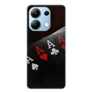 Odolné silikónové puzdro iSaprio - Poker - Xiaomi Redmi Note 13