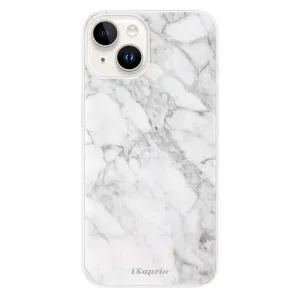 Odolné silikónové puzdro iSaprio - SilverMarble 14 - iPhone 15