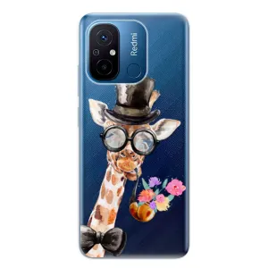 Odolné silikónové puzdro iSaprio - Sir Giraffe - Xiaomi Redmi 12C