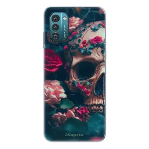 Odolné silikónové puzdro iSaprio - Skull in Roses - Nokia G11 / G21