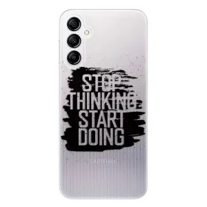 Odolné silikónové puzdro iSaprio - Start Doing - black - Samsung Galaxy A14 / A14 5G