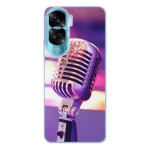 Odolné silikónové puzdro iSaprio - Vintage Microphone - Honor 90 Lite 5G