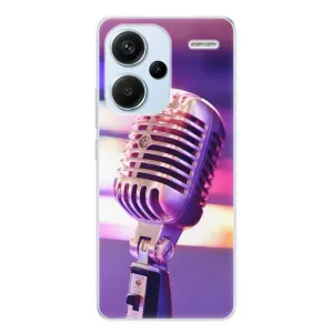 Odolné silikónové puzdro iSaprio - Vintage Microphone - Xiaomi Redmi Note 13 Pro+ 5G