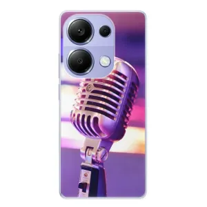 Odolné silikónové puzdro iSaprio - Vintage Microphone - Xiaomi Redmi Note 13 Pro