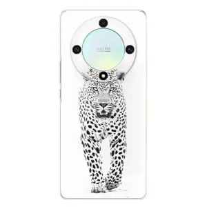 Odolné silikónové puzdro iSaprio - White Jaguar - Honor Magic5 Lite 5G
