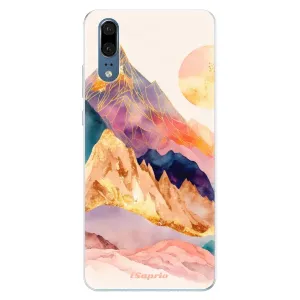 Silikónové puzdro iSaprio - Abstract Mountains - Huawei P20