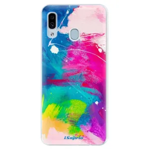 Silikónové puzdro iSaprio - Abstract Paint 03 - Samsung Galaxy A30