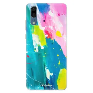 Silikónové puzdro iSaprio - Abstract Paint 04 - Huawei P20