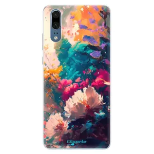Silikónové puzdro iSaprio - Flower Design - Huawei P20