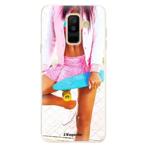 Silikónové puzdro iSaprio - Skate girl 01 - Samsung Galaxy A6+
