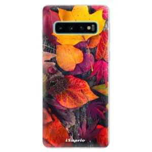 Odolné silikónové puzdro iSaprio - Autumn Leaves 03 - Samsung Galaxy S10