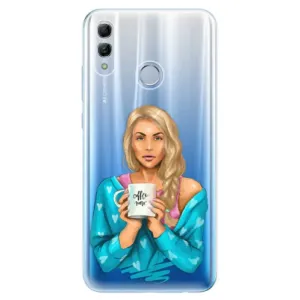 Odolné silikónové puzdro iSaprio - Coffe Now - Blond - Huawei Honor 10 Lite