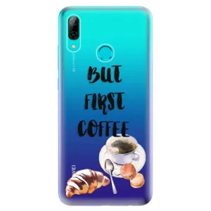 Odolné silikónové puzdro iSaprio - First Coffee - Huawei P Smart 2019