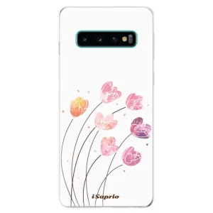 Odolné silikónové puzdro iSaprio - Flowers 14 - Samsung Galaxy S10