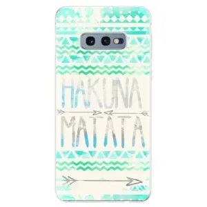 Odolné silikónové puzdro iSaprio - Hakuna Matata Green - Samsung Galaxy S10e
