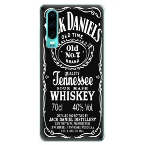 Odolné silikónové puzdro iSaprio - Jack Daniels - Huawei P30