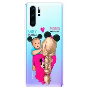 Odolné silikónové puzdro iSaprio - Mama Mouse Blonde and Boy - Huawei P30 Pro
