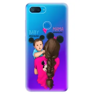 Odolné silikónové puzdro iSaprio - Mama Mouse Brunette and Boy - Xiaomi Mi 8 Lite
