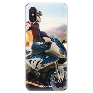 Odolné silikónové puzdro iSaprio - Motorcycle 10 - Xiaomi Mi 8 Pro