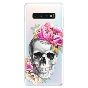 Odolné silikónové puzdro iSaprio - Pretty Skull - Samsung Galaxy S10+
