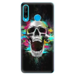 Odolné silikónové puzdro iSaprio - Skull in Colors - Huawei P30 Lite