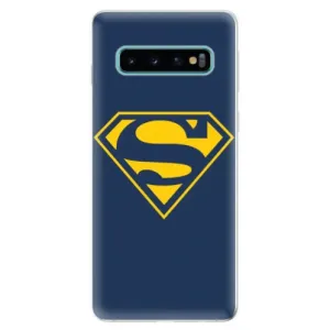 Odolné silikónové puzdro iSaprio - Superman 03 - Samsung Galaxy S10