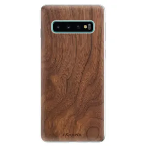 Odolné silikónové puzdro iSaprio - Wood 10 - Samsung Galaxy S10