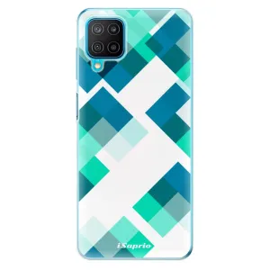 Odolné silikónové puzdro iSaprio - Abstract Squares 11 - Samsung Galaxy M12